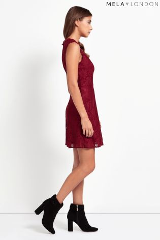 Mela Loves London Lace Sweetheart Dress